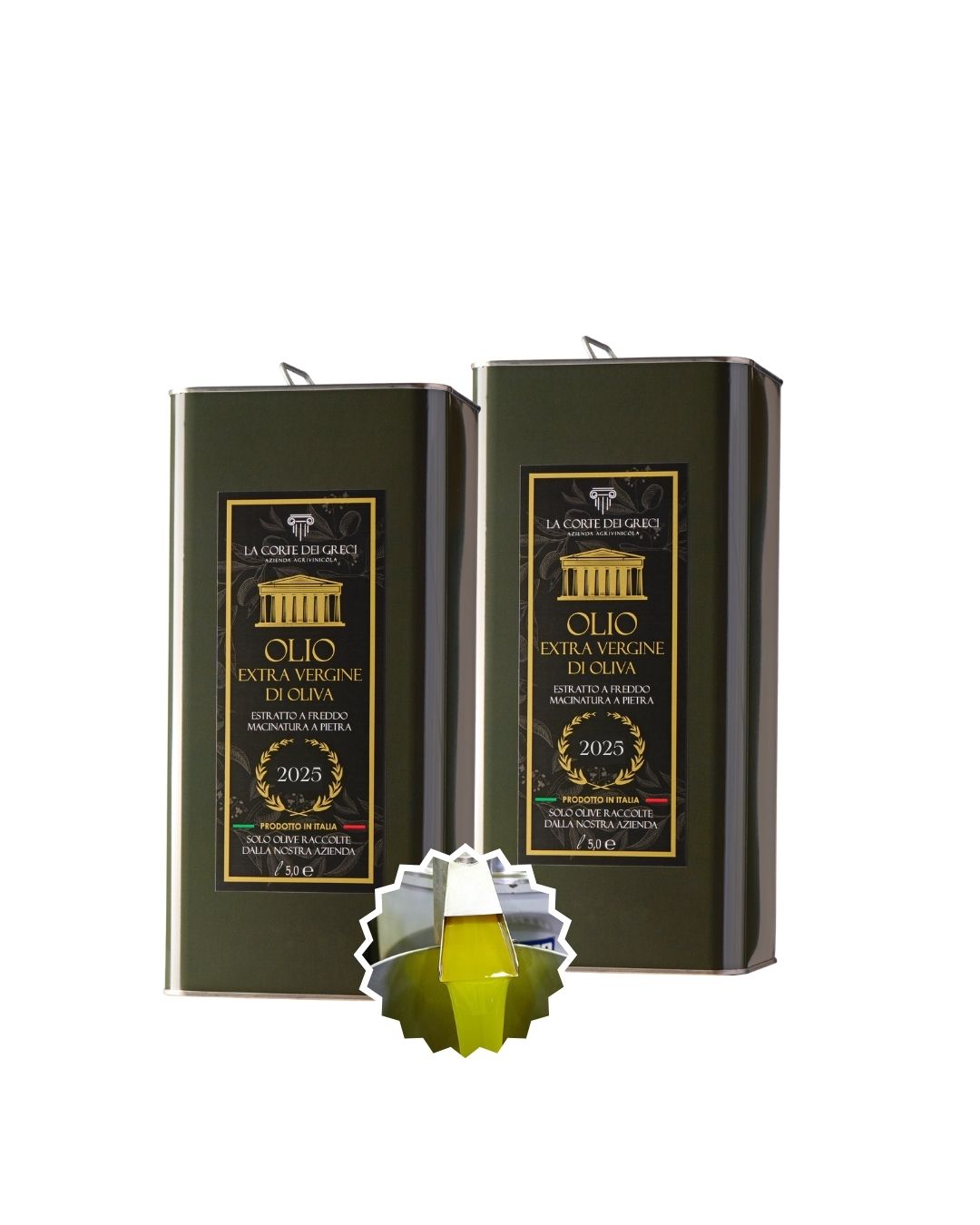 2 Lattine Da 5 Lt Olio Extravergine Di Oliva Campagna Di Raccolta Novembre 2025